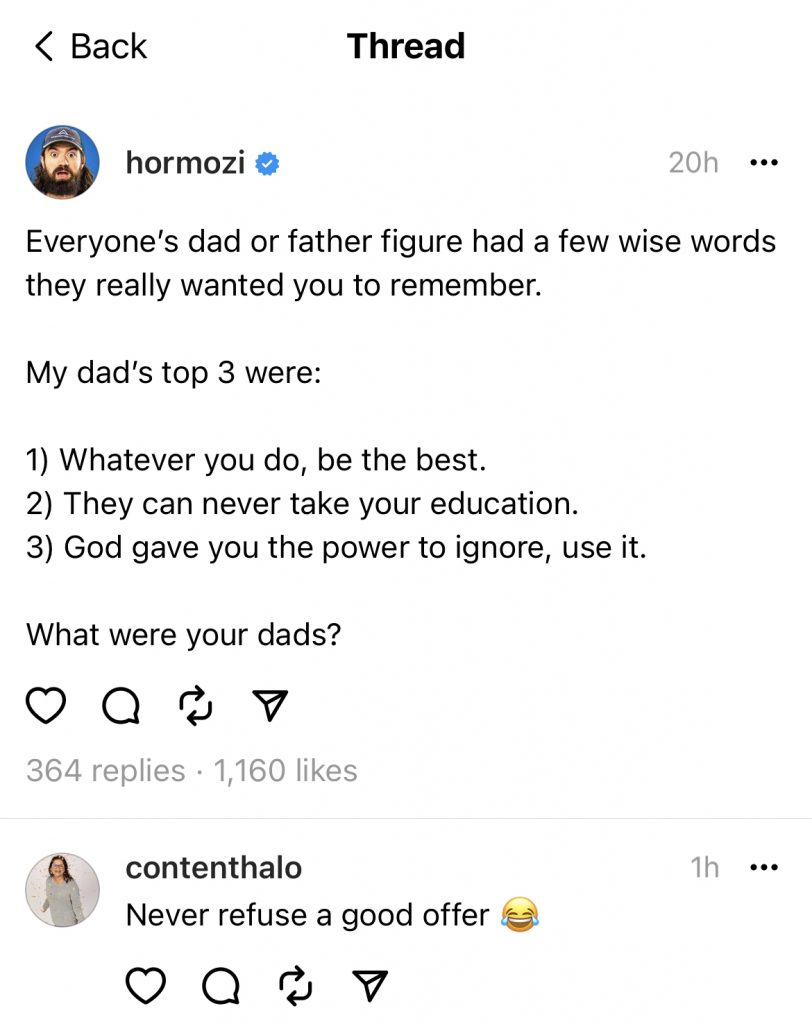 Success in entrepreneurship advice from Alex Hormozi 